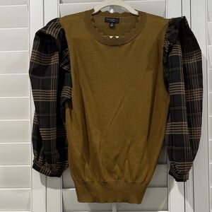 Current Air Olive Green Sweater